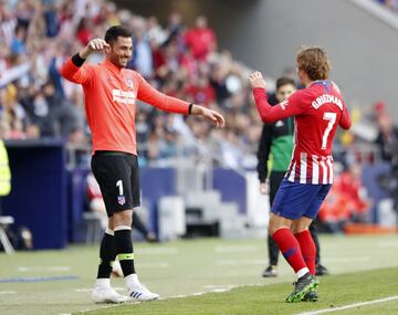 Griezmann celebrando el gol 1-0