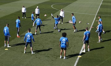 El Real Madrid prepara su partido contra el Huesca