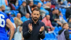 Getafe (Madrid).- 17/09/2023.- Los entrenador del Getafe José Bordalás, este domingo durante el partido de la jornada 5 de LaLiga EA Sports contra Osasuna, en el Coliseum Alfonso Pérez de Getafe.-EFE/ Fernando Alvarado
