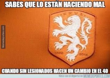 Las burlas al bochorno de Holanda