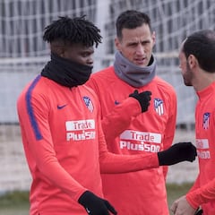 Clase magistral del Cholo para Thomas y para Rodrigo