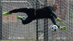 Ter Stegen, ante su primer examen en el Bernabéu