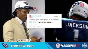 Los rookies de la NFL alucinan cuando se ven en el Madden