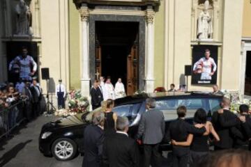 Funeral de Jules Bianchi en Niza.