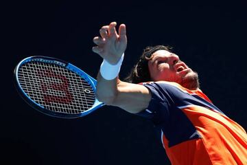 Feliciano López, contra Sam Querrey.