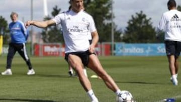 Cristiano completó un intenso entrenamiento bajo la atención de Giovanni Mauri.