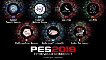 PES 2019 confirma la licencia de 7 nuevas ligas oficiales
