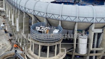 El Bernab¨¦u sigue avanzando