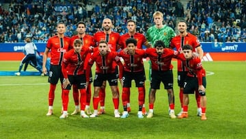 Alineación del Mallorca en Oviedo.