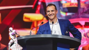 Álex Palou, en la gala posterior a las 500 Millas de Indianápolis.