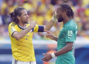 Yepes se destacó en el Mundial de Brasil 2014. El colombiano fue uno de los mejores defensores del torneo. De cinco partidos estuvo 4 liderando el equipo. 