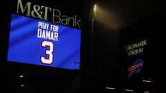 ORCHARD PARK, NY - JANUARY 03: Buffalo Bills fans attend a candlelight prayer vigil for player Damar Hamlin at Highmark Stadium on January 3, 2023 in Orchard Park, New York. Hamlin collapsed after making a tackle last night on Monday Night Football.   Timothy T Ludwig/Getty Images/AFP (Photo by Timothy T Ludwig / GETTY IMAGES NORTH AMERICA / Getty Images via AFP)