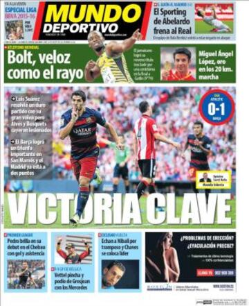 Portadas de la prensa deportiva