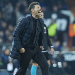 Simeone fue valiente en Mestalla