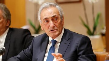 Gabriele Gravina, presidente de la Federación Italiana de Fútbol.