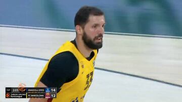 Resumen del Anadolu Efes - Barcelona, jornada 1 Euroliga