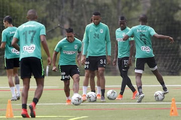 Atlético Nacional se prepara para el duelo ante Independiente Santa Fe en la Copa Águila 