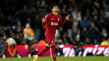 Así fue el regreso de Luis Díaz: posición y números ante Leeds