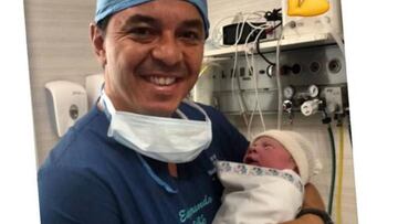 Nació Benjamín Gallardo, el cuarto hijo del Muñeco junto Geraldine La Rosa