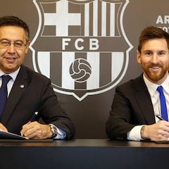 Bartomeu: "Koeman dice que su pilar para el Barça es Messi"