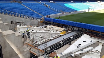 Novedades de las obras del Santiago Bernabéu