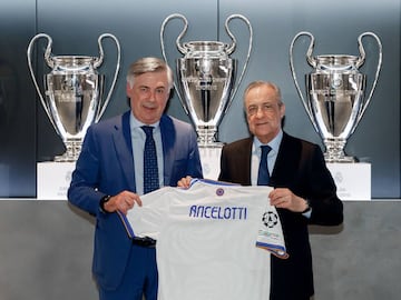 La presentación de Ancelotti en imágenes