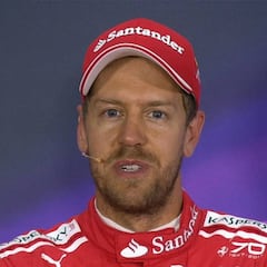 Vettel reprende a un periodista: "Deberías estar avergonzado"