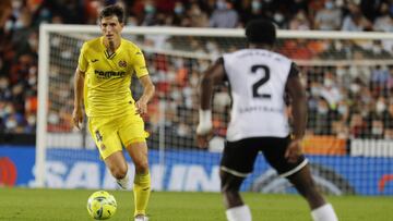 30/10/21 PARTIDO PRIMERA DIVISION  VALENCIA CF - VILLARREAL CF  PAU TORRES