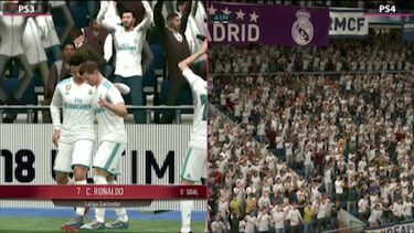 FIFA 18: comparativa gráfica PS4 vs PS3