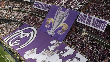 El Bernabéu recordó a los atléticos las dos finales perdidas