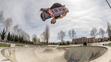 Foto para el welcome edit de Jaime Mateu con Miller Skateboard.