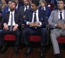 La red, confundida: el extraño gesto de Messi escuchando a Buffon