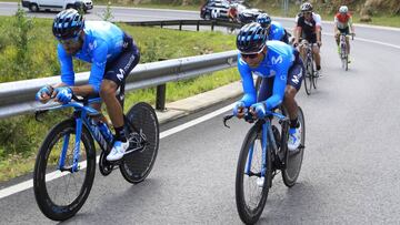 Alejandro Valverde y Nairo Quintana