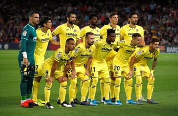 Equipo del Villarreal.