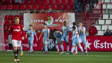 Guerra celebra 0-1 al Nàstic.