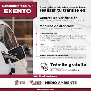 Cómo obtener la Constancia tipo “E” Exento en Edomex: requisitos y costos