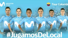 Movistar Team presenta a su escuadra para el Tour Colombia