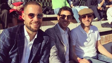 Mario Suárez, Camarasa y Parejo en los toros