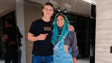 James Rodríguez y Karol G, juntos en Medellín