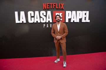 MADRID, SPAIN - JULY 11: Felix Gomez attends the red carpet of 'La Casa De Papel' 3rd Season by Netflix on July 11, 2019 in Madrid, Spain. (Photo by Pablo Cuadra/Getty Images)