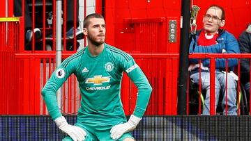 De Gea tras recibir un gol del Chelsea