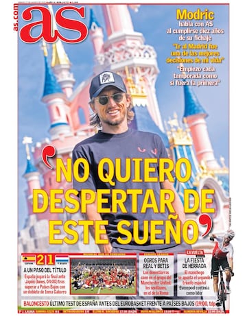 Las portadas de AS de agosto