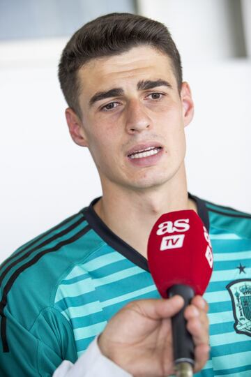 La sesión de fotos de Kepa en su entrevista para el Diario AS