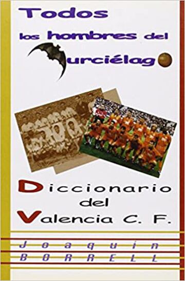 La primera edición de este diccionario fue publicada por la editorial Aguaclara en el año 2000. Se cerró justo tras la final de París, cuando parecía que el Valencia había alcanzado su punto más alto en muchos años. Ya sabemos que siguió una época mejor todavía y que luego vino lo que vino; pero el centenario parece una ocasión igual de buena para otro cierre nuevamente temporal; que esta historia –esperemos- todavía está empezando. En este diccionario encontrarás a todos los jugadores que han pasado por el club a lo largo de su historia, con sus datos y comentarios adicionales. (Joaquín Borrell)