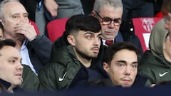 Why is Pedri not playing for Barcelona against Napoli in the Champions League?