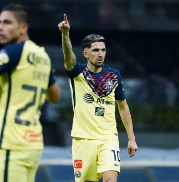 Diego Valdés en América (México), con 2 goles, en 9 partidos