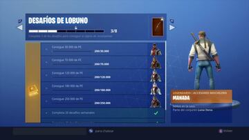 Fortnite Battle Royale: Desaf&iacute;os de Lobuno del Pase de Batalla de la Temporada 6