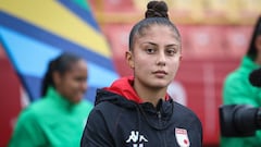 Daniela Garavito, jugadora de Santa Fe, anticipa la final de Liga Femenina 2023.