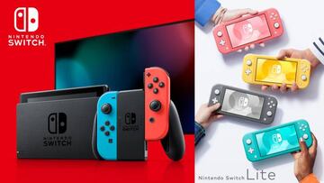 Familia de consolas Nintendo Switch