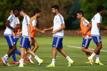 El Chelsea de Falcao y Cuadrado se prepara para la final de la Community Shield